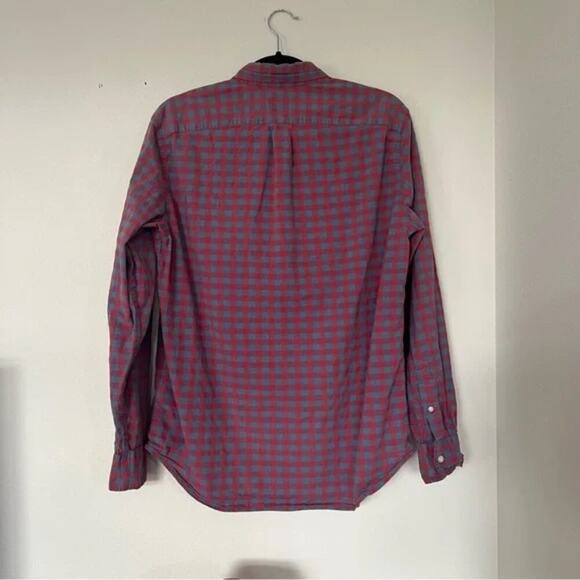 J. Crew Stretch Secret Wash Shirt In Organic Cotton Gingham - Picture 2 of 9